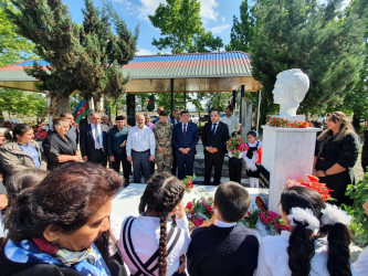 Düzqışlaq kəndində 1-ci Qarabağ müharibəsi şəhidi  Məsimov Ziyad İslam oğlunun xatirəsi anıldı.