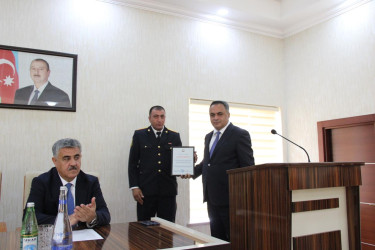 Goranboyda Polis Günü ilə bağlı tədbir keçirildi