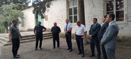 Goranboy rayonunda su ehtiyatlarından səmərəli istifadə olunması ilə bağlı Sarov kəndində su istifadəçiləri ilə görüş keçirildi