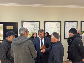 Goranboy rayon İcra Hakimiyyətində vətəndaşlar  qəbul edildi, müraciətləri dinlənildi