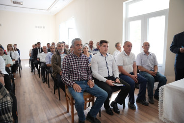 Goranboyda növbəti səyyar qəbul Aşağı Ağcakənd qəsəbəsində keçirildi