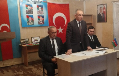 Goranboyda inzibati ərazi dairələri üzrə nümayəndələrin hesabat məruzləri dinlənildi