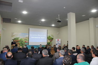 Goranboyda  “Sahibkarlar günü” ilə bağlı tədbir keçirildi