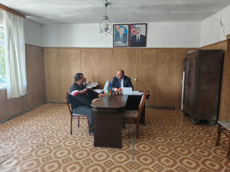 Goranboyda vətəndaşların müraciətlərinə xüsusi diqqət yetirilir