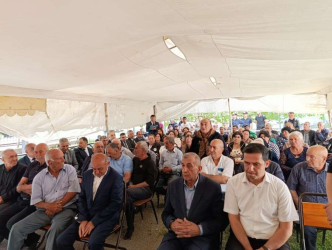 Goranboyda növbəti səyyar qəbul Qurbanzadə kəndində keçirildi