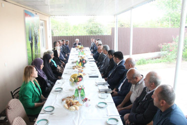 Səfikürd kəndində,  “27 sentyabr Anım günü” ilə bağlı, şəhid ailələri ilə görüş keçirildi.