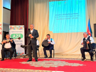 Goranboyda “Şəhərsalma və Memarlıq ili” çərçivəsində 28 May – Müstəqillik Günü  ilə bağlı “Müstəqilliyimiz Əbədidir” adlı tədbir keçirildi