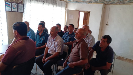 Goranboy rayonunun Tatarlı kəndində 2026–2030-cu illər üçün Dövlət Proqramının icrası ilə bağlı marifləndirici görüş keçirildi