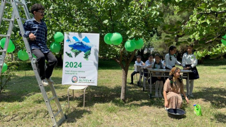 "Yaşıl dünya naminə həmrəylik ili" ilə bağlı, Quşçular kənd tam orta məktəbində  tədbir keçirildi.