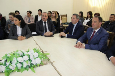 Goranboyda, “31 mart Azərbaycanlıların Soyqırımına siyasi qiymət verilməsində Ulu Öndər Heydər Əliyevin tarixi rolu” mövzusunda dəyirmi masa keçirildi.