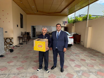 Goranboyda Qurban bayramı münasibəti ilə 500-dən çox ailə ziyarət olunaraq bayram sovqatları təqdim olundu