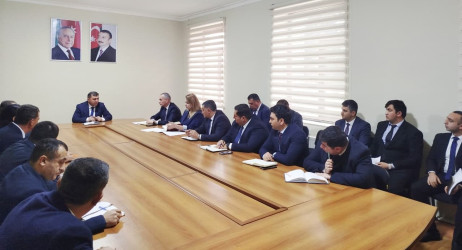 Goranboy rayon İcra Hakimiyyətində Aparat iclası keçirildi