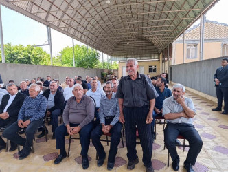 Həmənli kəndində səyyar qəbul keçirildi