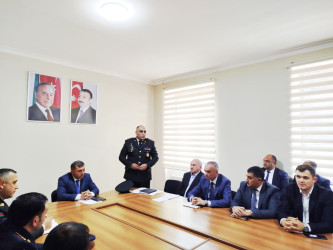 Goranboy rayon İcra Hakimiyyətində İxrac Neft və Qaz Boru Kəmərlərinin Təhlükəsizliyi üzrə komissiyanın növbəti iclası keçirildi