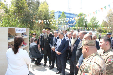 Goranboyda Ümummilli Lider Heydər Əliyevin 103-cü ildönümü ilə bağlı kitab festivalı keçirildi
