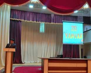 Goranboyda “20 Yanvar–Azərbaycan xalqının şərəf və qürur günüdür”  mövzusunda tədbir keçirildi