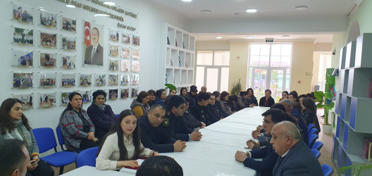 Goranboyda, “Konstitusiya və Suverenlik ili” ilə bağlı dəyirmi masa keçirildi