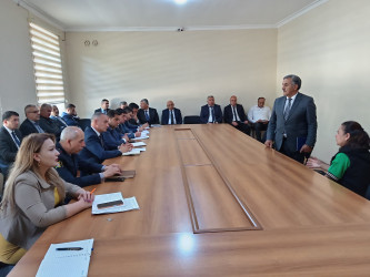 Goranboy rayon İcra Hakimiyyətində vətəndaşların müraciətləri dinlənildi