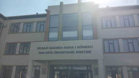 Goranboy rayonunun Qızılhacılı qəsəbəsində məktəblilər yeni tədris ilinə başladılar
