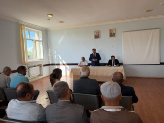 Goranboy rayonunun Fəxralı kəndində 2026–2030-cu illər üçün Dövlət Proqramının icrası ilə bağlı marifləndirici görüş keçirildi