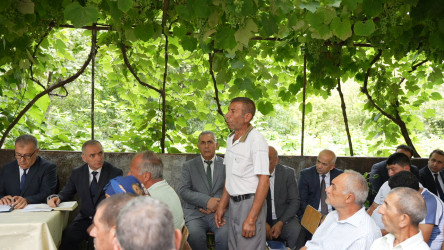 Goranboyda növbəti səyyar qəbul Erkeç kəndində keçirildi