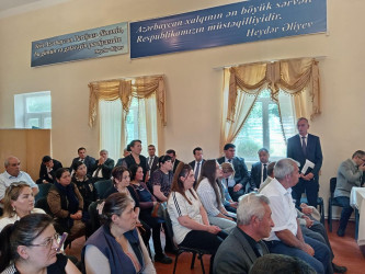 Aşağı Ağcakənddə səyyar qəbul keçirildi