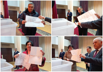 Goranboy şəhərində yeni inşa edilmiş çoxmənzilli yaşayış binalarının mənzillərinin  püşkatma yolu ilə bölgüsü aparıldı