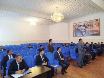 Goranboy rayon İcra Hakimiyyətində aparat iclası keçirildi