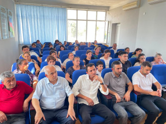 Goranboyda "Ailə dəyərlərinin təbliğ olunması, xüsusən də qadın hüquqlarının və rəsmi nigahın üstünlüklərinin izahı" mövzusunda maarifləndirici tədbirlər keçirildi