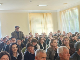 Xınalıda səyyar qəbul keçirildi