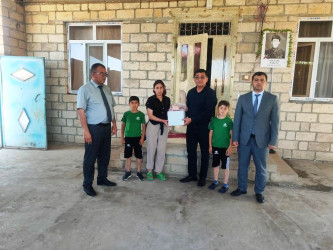 Goranboyda Qurban bayramı mübasibətilə  verilən bayram sovqatları 600 ailəni əhatə edir