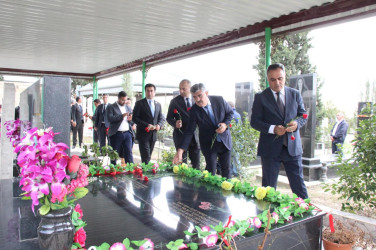 “27 sentyabr-Anım Günü”nün beşinci ildönümü ilə bağlı Tap Qaraqoyunluda şəhidlərimizin məzarları ziyarət olundu