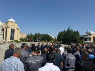 Goranboyda “Su təsərrüfatı və meliorasiya işçiləri günü” ilə bağlı tədbir keçirildi