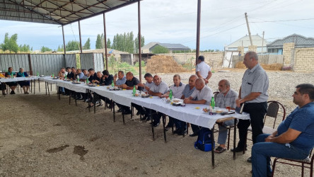 Goranboyda şəhid ailələri və müharibə iştirakçıları ilə görüşlər davam etdirilir, onların sosial qayğıları yerində öyrənilir, həlli ilə bağlı müvafiq tədbirlər həyata keçirilir.