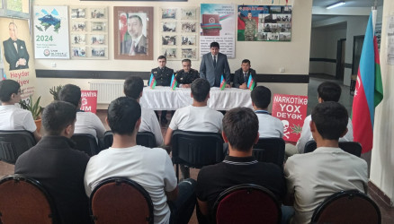 Goranboyda narkomaniyaya qarşı mübarizə mövzusunda tədbir keçirildi