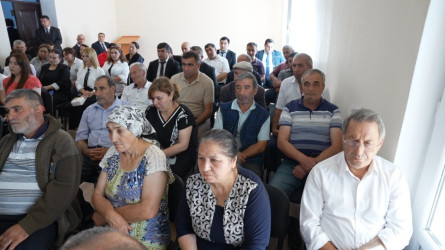 Goranboyda növbəti səyyar qəbul Aşağı Ağcakənd qəsəbəsində keçirildi