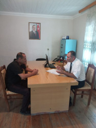 Goranboyda vətəndaş qəbulları davam edir