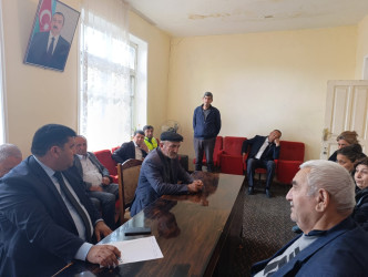 Borsunlu kəndində mövcud problemlər yerində araşdırıldı