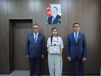 Goranboyda yüksək balnan ali məktəblərə qəbul olan məzunlarla görüş keçirildi