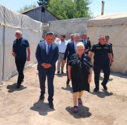Yəhərçi Qazaxlar kəndində Vətən Müharibəsi şəhidimizin nənəsinin yas mərasimi keçirildi