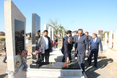“27 sentyabr-Anım Günü”nün beşinci ildönümü ilə bağlı Balakürd qəbirstanlığında və Şəhidlər Xiyabanında şəhidlərimizin məzarları ziyarət olundu