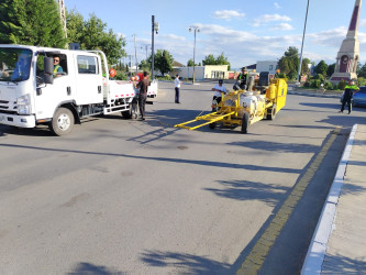 Goranboyda genişmiqyaslı abadlıq və yenidənqurma işləri davam etdirilir