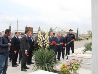 “27 sentyabr-Anım Günü”nün beşinci ildönümü ilə bağlı Dəliməmmədlidə  şəhidlərimizin məzarları ziyarət olundu