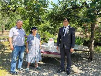 Goranboy rayon İcra Hakimiyyəti tərəfindən, Qurban bayramı mübasibətilə şəhid, qazi, çernobıl əlili və aztəminatlı ailələrə bayram sovqatları verildi