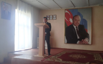 Goranboyda inzibati ərazi dairələri üzrə nümayəndələrin hesabat məruzləri dinlənildi
