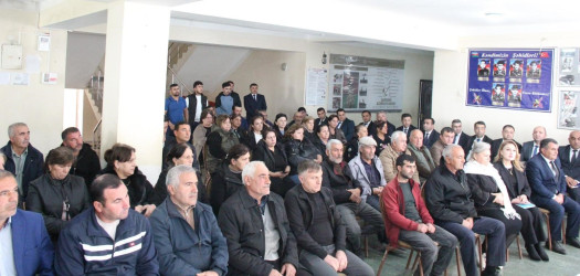 Goranboyda növbəti səyyar qəbul  Yəhərçi Qazaxlar kəndində keçirildi