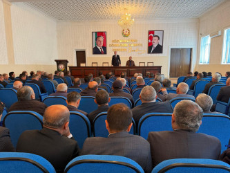 “Goranboy rayonunda pambıqçılığın inkişafı” mövzusunda müşavirə keçirildi