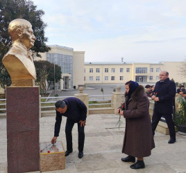 Goranboyda şəhid Milli Qəhrəman Niyazi Aslanovun doğum günündə xatirəsi anıldı