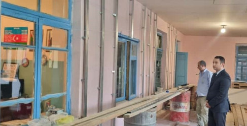Qazanbulaq qəsəbə körpələr evi-uşaq bağçası rayon İcra Hakimiyyətinin dəstəyi ilə təmir olunur
