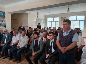 Goranboyda növbəti səyyar qəbul Yuxarı Ağcakənd qəsəbəsində keçirildi